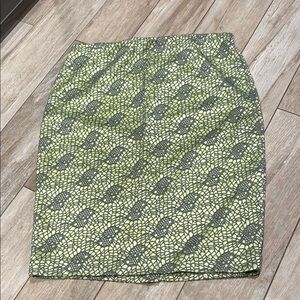 Wasson Green Pencil Midi Skirt Casual Resort Wear